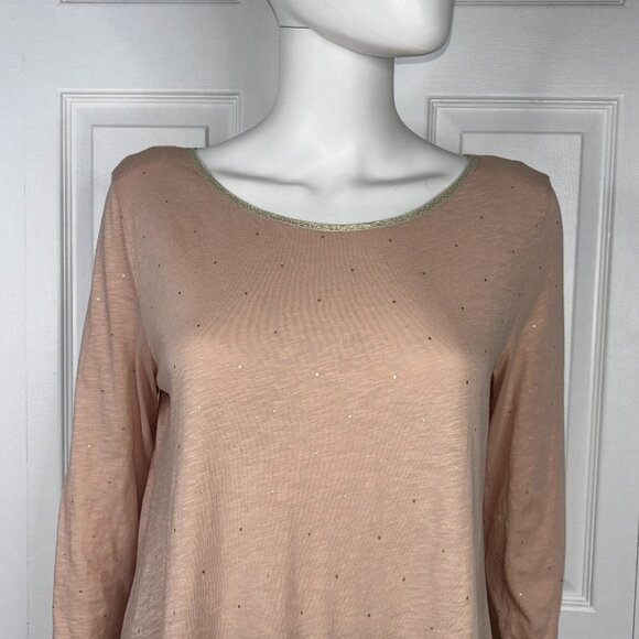 DES PETITS HAUTS women's large 3/4 sleeve sweater - Picture 3 of 3